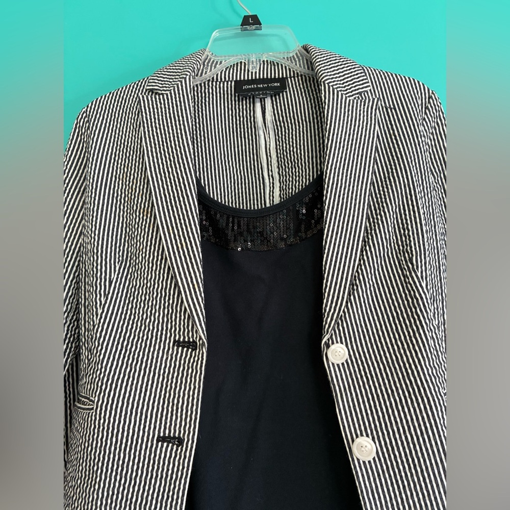 Jones NY  Cotton Stylish Women’s Blazer - Picture 9 of 13